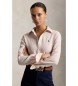 Polo Ralph Lauren Pink striped Classic Fit linen shirt