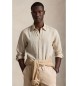 Polo Ralph Lauren Camicia in lino Custom Fit beige
