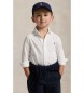 Polo Ralph Lauren Camicia in piqué di cotone ultraleggero bianco