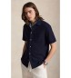 Polo Ralph Lauren Camicia in pointelle con texture marino