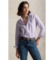 Polo Ralph Lauren Classic Fit lilac cotton twill shirt
