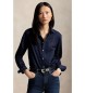 Polo Ralph Lauren Navy Classic Fit cotton twill shirt