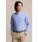 Polo Ralph Lauren Camisa elástica de popelina Slim Fit azul