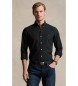 Polo Ralph Lauren Camicia nera in popeline elasticizzato slim fit