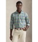 Polo Ralph Lauren Camicia Oxford a quadri verdi su misura
