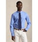 Polo Ralph Lauren Camisa Slim Fit de popelina elástica azul