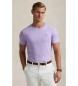 Polo Ralph Lauren Soft cotton T-shirt Custom Slim lilac