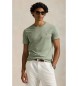 Polo Ralph Lauren T-shirt Slim en coton doux vert