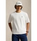 Polo Ralph Lauren Koszulka z okr?g?ym dekoltem Relaxed Fit bia?a