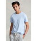 Polo Ralph Lauren T-shirt de malha Slim Fit personalizada azul