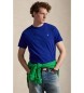 Polo Ralph Lauren T-shirt en maille Custom Slim Fit bleu