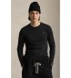 Polo Ralph Lauren Camiseta de malha jersey Custom Slim Fit preto