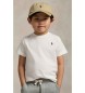 Polo Ralph Lauren Weißes T-Shirt aus Baumwolljersey