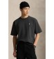 Polo Ralph Lauren T-shirt em malha de jersey Relaxed Fit cinzenta
