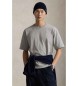 Polo Ralph Lauren T-shirt em malha de jersey Relaxed Fit cinzenta