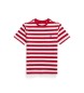 Polo Ralph Lauren Gebreid jersey T-shirt met rode strepen