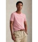 Polo Ralph Lauren T-shirt personalizada com estampado Slim Fit vermelho