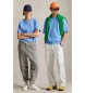 Polo Ralph Lauren Polo Sport T-shirt Relaxed Fit pletena majica modra