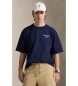 Polo Ralph Lauren Športna majica Polo v mornarski barvi, pletenina Relaxed Fit