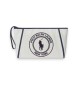 Polo Ralph Lauren Pochette Polo Play in tela canvas bianco