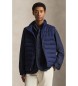 Polo Ralph Lauren Gilet Colden, lin bleu marine