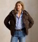 Polo Ralph Lauren Chaqueta acolchada de plumón marrón