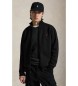 Polo Ralph Lauren Casaco de fato de treino de malha dupla preto