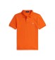 Polo Ralph Lauren O ic�nico p�lo de piqu� laranja