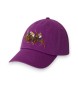 Polo Ralph Lauren Gorra de sarga con triple caballo lila