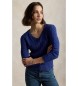 Polo Ralph Lauren Jersey de algodón en punto de ochos azul