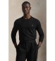 Polo Ralph Lauren Jersey de algodón Slim Fit negro