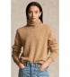 Polo Ralph Lauren Pull en laine à col roulé beige