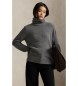 Polo Ralph Lauren Pull en laine à col roulé gris