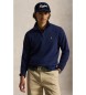 Polo Ralph Lauren Marineblauer Estate-Rib-Pullover mit Reißverschluss