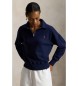 Polo Ralph Lauren L�tt fleecepullover med marinbl� dragkedja