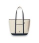Polo Ralph Lauren Borsa tote shopper media in tela beige