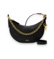 Polo Ralph Lauren Borsa Polo ID mini in pelle con catena nera