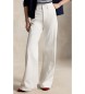 Polo Ralph Lauren Calça Beaton de algodão e elástico branco
