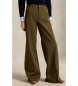 Polo Ralph Lauren Pantalone Beaton in cotone ed elastico verde