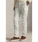 Polo Ralph Lauren Off-white Slim Fit Stretch Corduroy Cargo Broek Off White