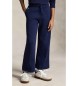 Polo Ralph Lauren Pantal�n de ch�ndal ancho de punto doble marino