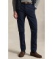 Polo Ralph Lauren Pantalón Jarrett de satén Slim Fit marino