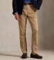 Polo Ralph Lauren Calça Jarrett de cetim Slim Fit beige