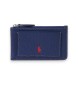 Polo Ralph Lauren Portacarte in pelle Polo Play blu marino