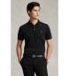 Polo Ralph Lauren Custom Slim Fit soft cotton polo shirt black