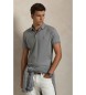 Polo Ralph Lauren Custom Slim Fit soft cotton polo shirt grey