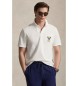 Polo Ralph Lauren Polo de piqu� con escudo Classic Fit blanco