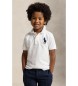Polo Ralph Lauren Polo de piqué de algodón con Big Pony blanco