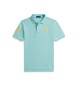 Polo Ralph Lauren Polo en coton piqué avec Big Pony turquoise