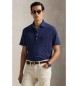 Polo Ralph Lauren Marine standaard pasvorm linnen piqué polo